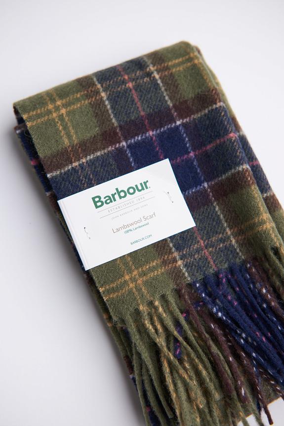 Barbour Tartan Lambswool Scarf Classic Tartan-3