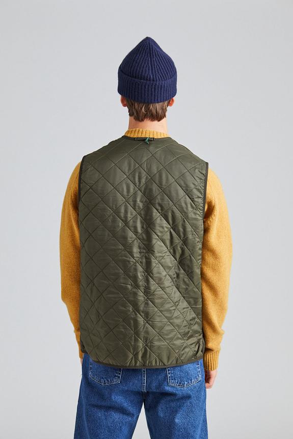 Barbour Polarquilt Waistcoat/Zip-In Liner Olive-2