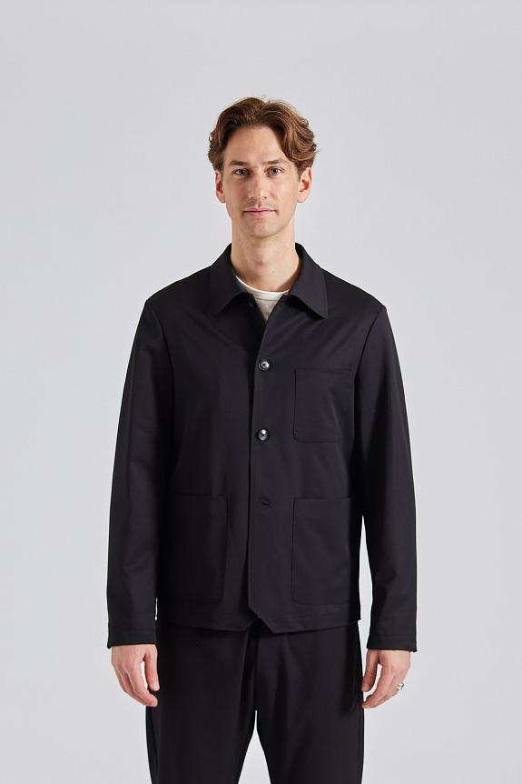 Barena Venezia Overshirt Visal Novento Nero