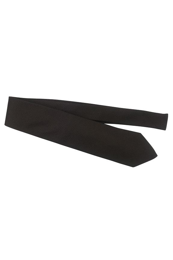 Bigi Fine Silk Grenadine Tie Brown-1
