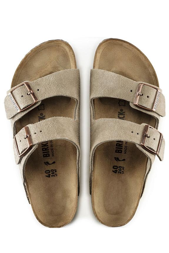 Birkenstock arizona sandal farge taupe dame 