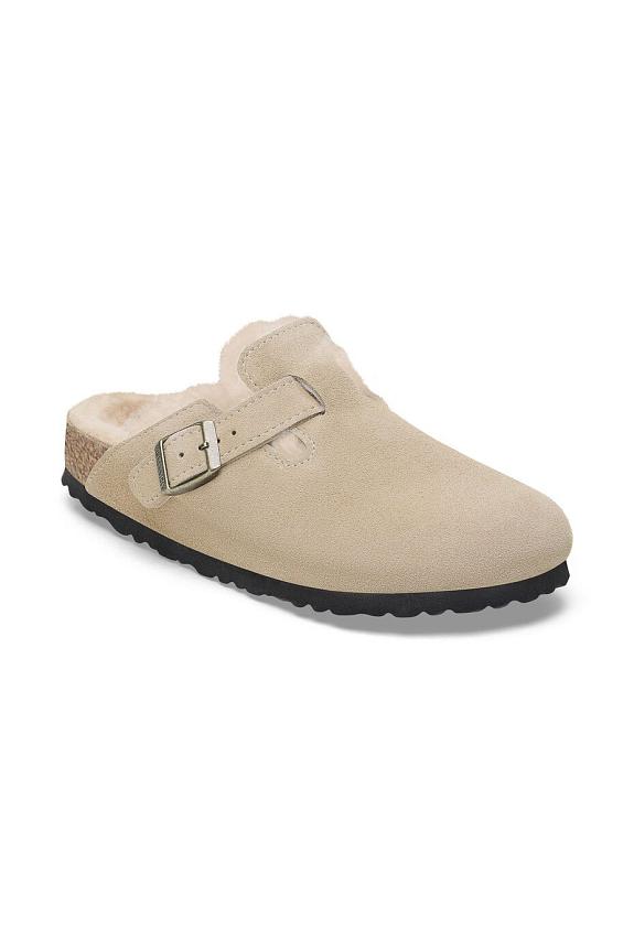 Birkenstock Boston Shearling Taupe-4