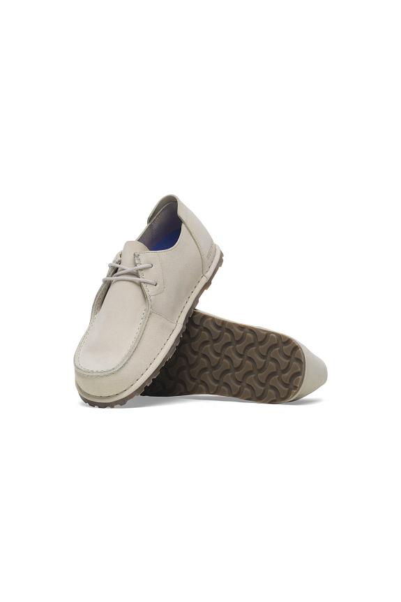 Birkenstock Utti Lace Suede Leather Antique White-2