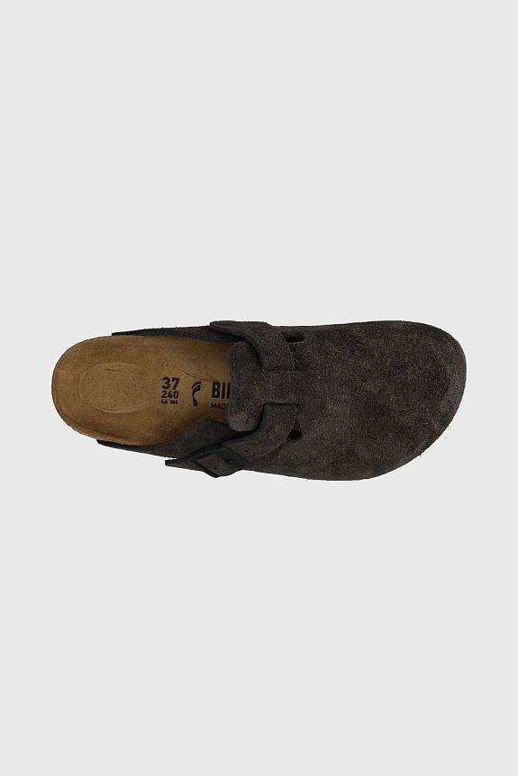 Birkenstock Boston LEVE Velvet Grey-2