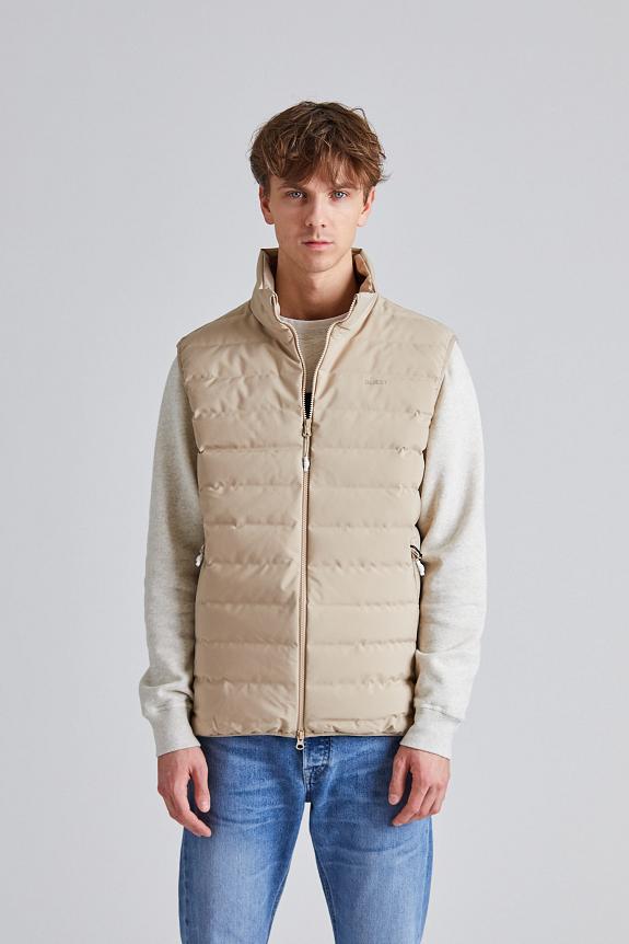 Blæst Emblem Ins Vest Beige