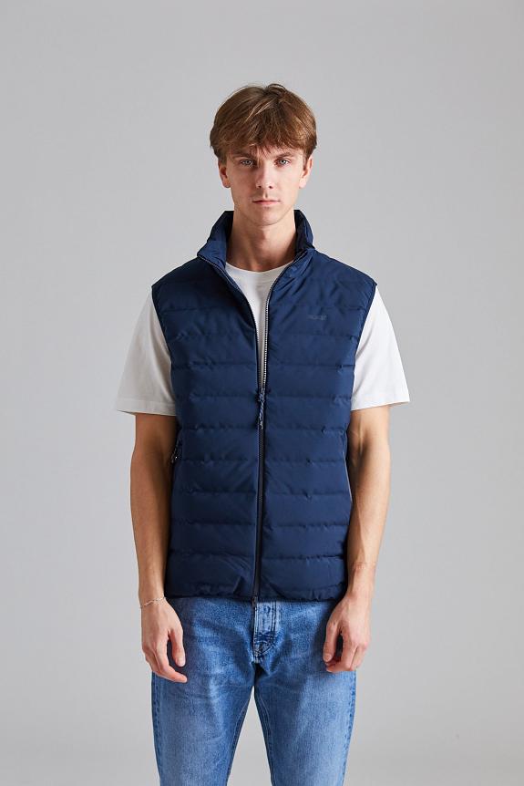 Blæst Emblem Ins Vest Navy