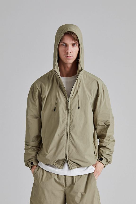 Blæst Remane Lightweight Hood Jacket Oakmoss-4