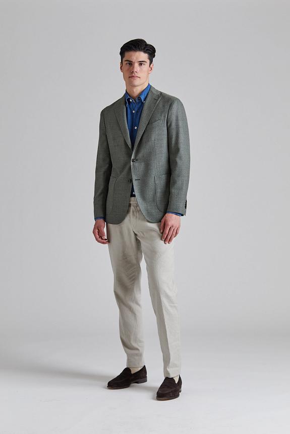 BOGLIOLI K-Jacket Wool Hopsack Green