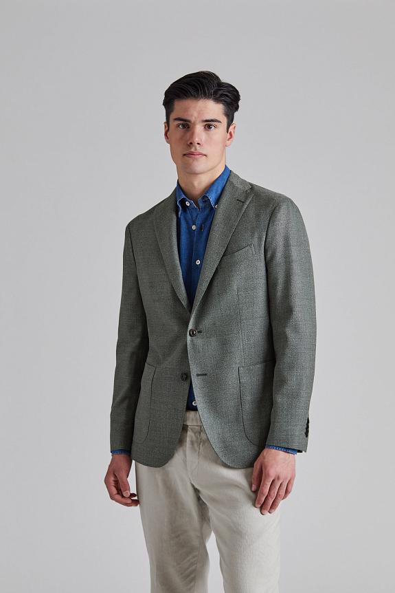 BOGLIOLI K-Jacket Wool Hopsack Green-2