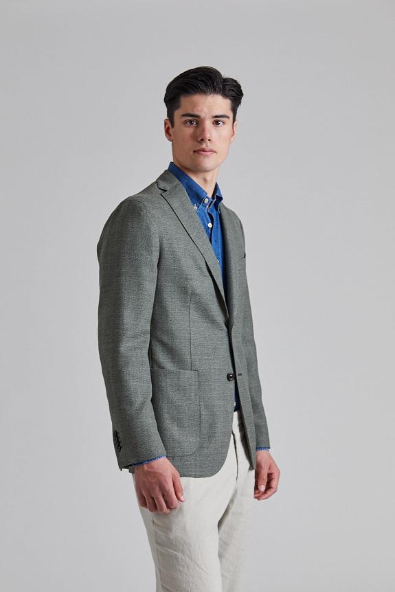 BOGLIOLI K-Jacket Wool Hopsack Green-3
