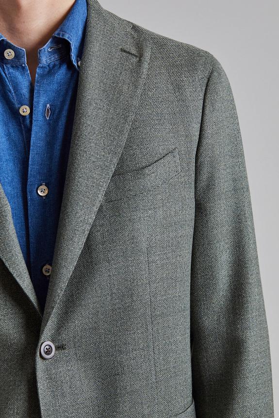 BOGLIOLI K-Jacket Wool Hopsack Green-6