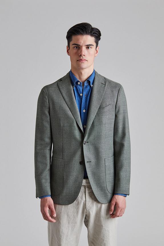 BOGLIOLI K-Jacket Wool Hopsack Green-1