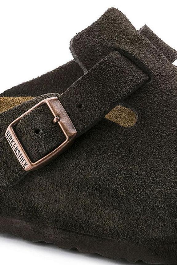 Birkenstock Boston Suede Leather Mocca-3