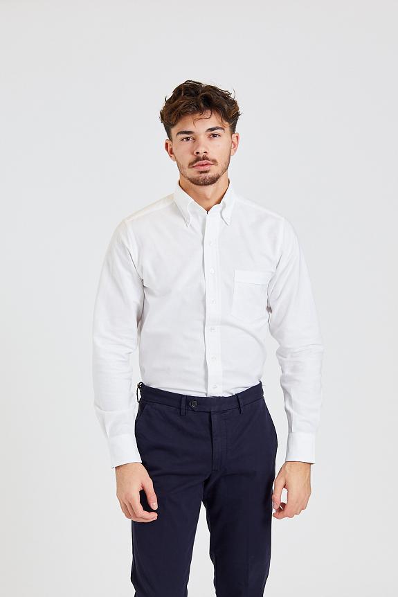 Button Down Oxford Shirt White