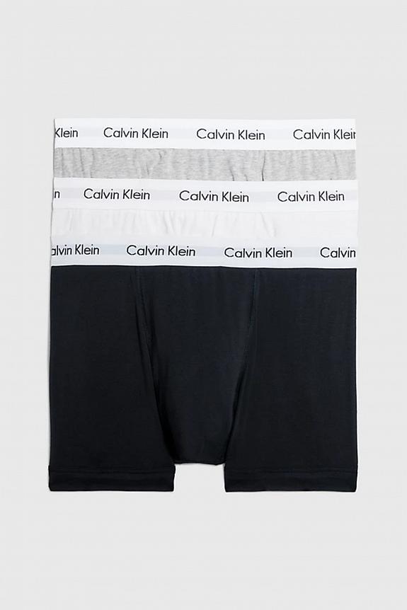 Calvin Klein 3P Trunk Black/White/Grey Heather