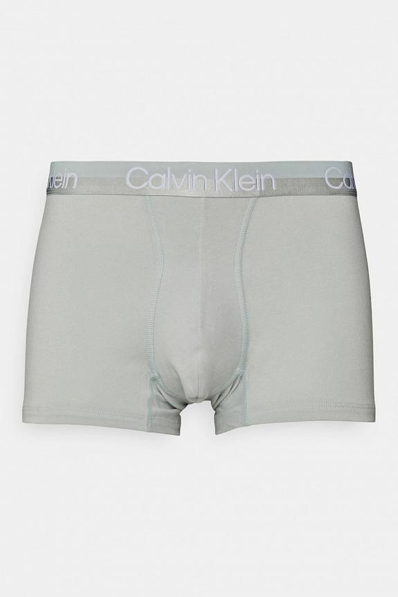 Calvin Klein Trunk 3PK Evergreen/White/Aqua-3