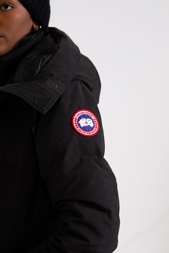 Canada Goose Shelburne Parka Notched Brim Black-1