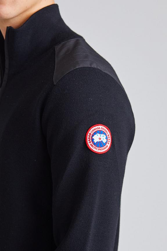 Canada Goose Stormont 1/4 Zip Sweater Black-5