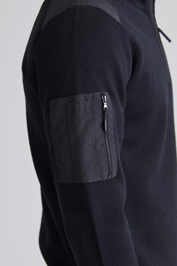 Canada Goose Stormont 1/4 Zip Sweater Black-4