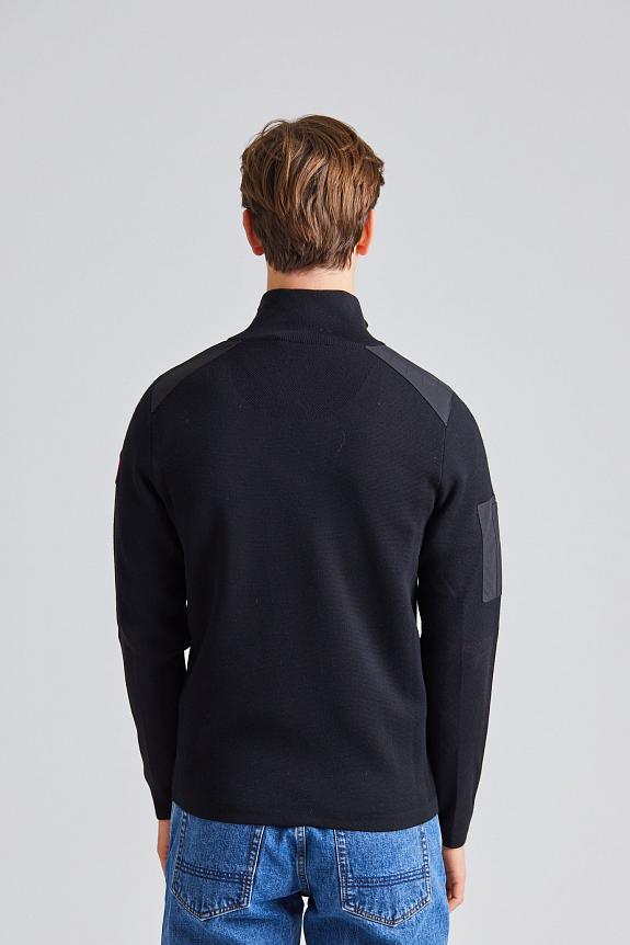 Canada Goose Stormont 1/4 Zip Sweater Black-2