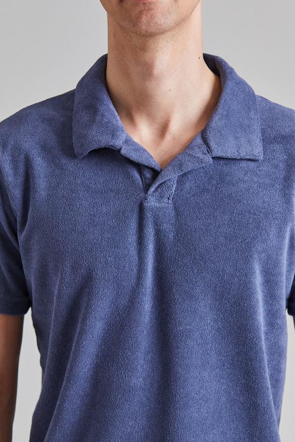 Cermino Riviera Terry Polo Smokey Blue-4