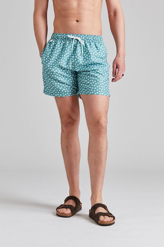 Cermino Classic Swim Shorts Green Shell