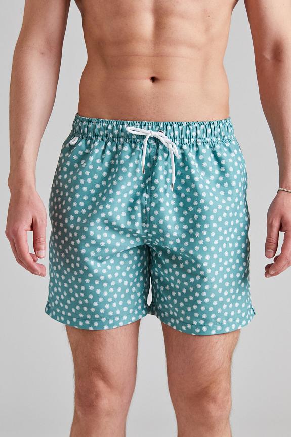 Cermino Classic Swim Shorts Green Shell-3
