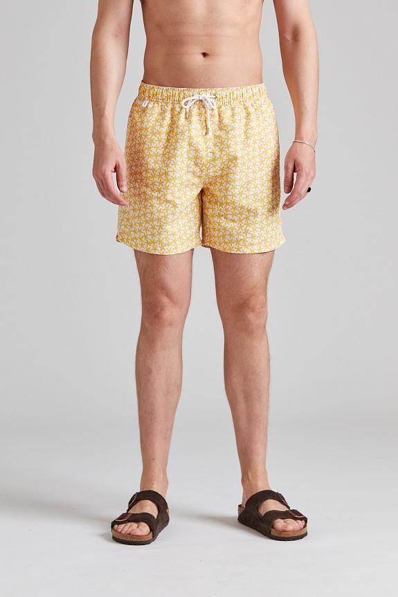 Cermino Classic Swim Shorts Yellow Star