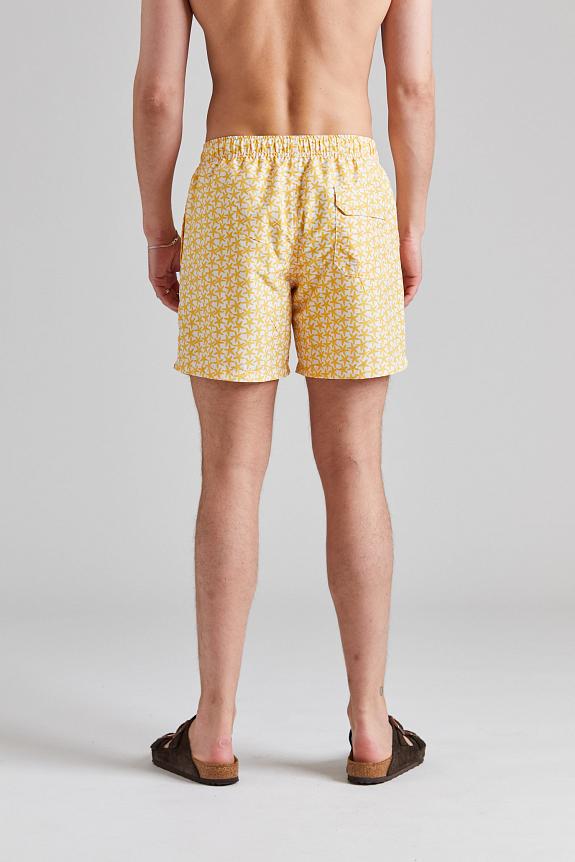 Cermino Classic Swim Shorts Yellow Star-2
