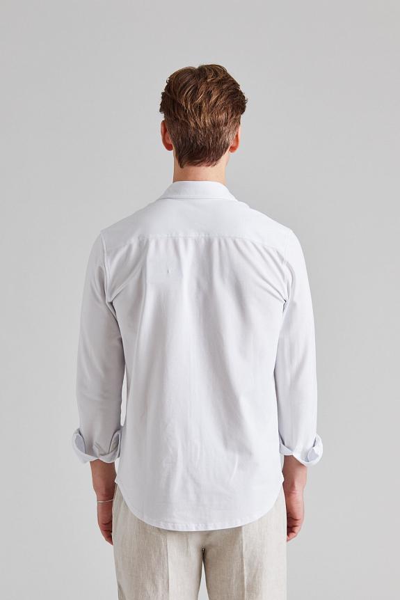 Cermino Felix Cotton Pique Shirt White-3