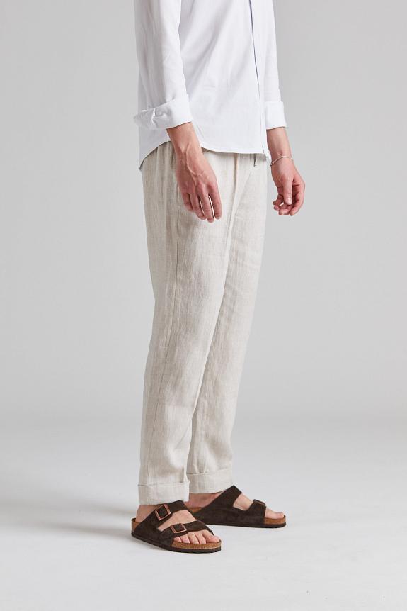 Cermino Linen Pants Beige-1