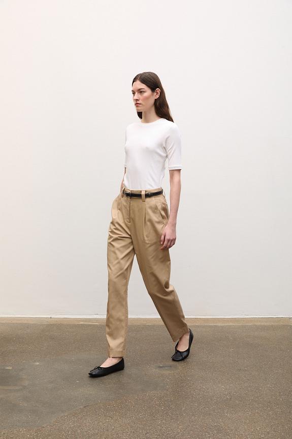 Julie Josephine Classic Twill Chino Beige 