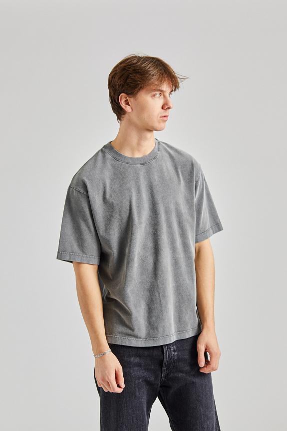 Acne Studios Crew Neck T-shirt - Relaxed Fit Faded Black FN-UX-TSHI000018-2