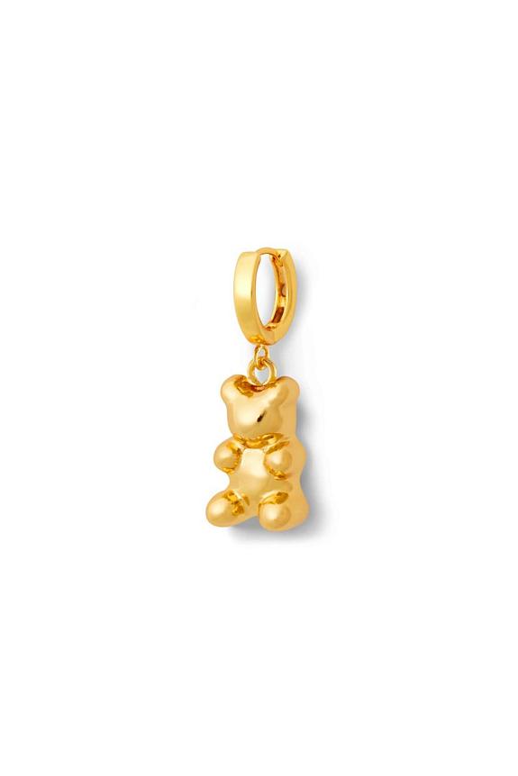 Crystal Haze Mini Nostalgia Bear Hoop Gold-1