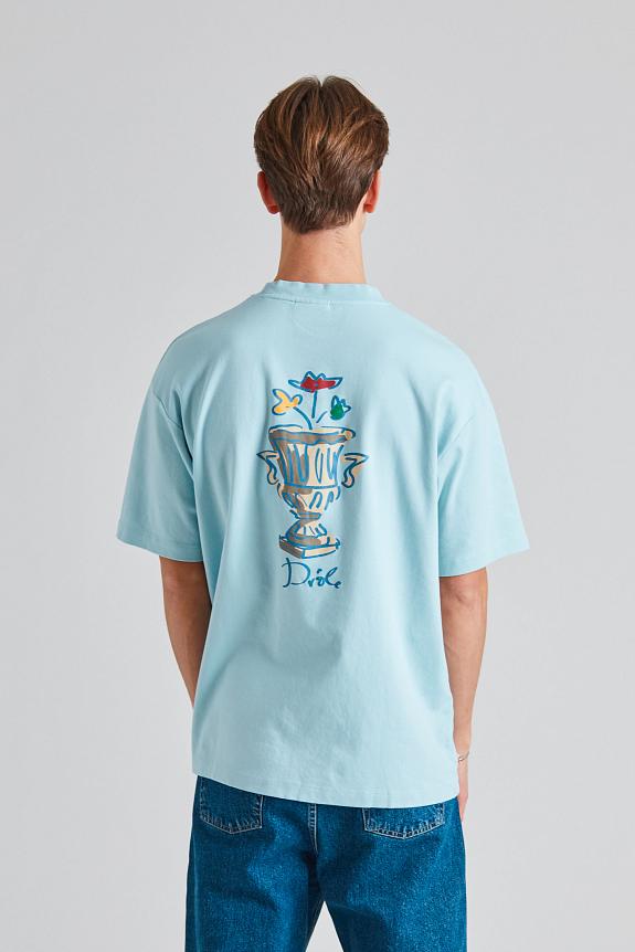 Drôle de Monsieur Le T-Shirt Vase Light Blue-1