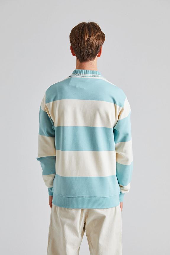 Drôle de Monsieur Le Polo Drôle Rayé Blue-1
