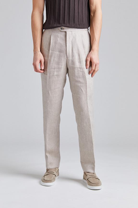 Oscar Jacobson Farris Patch Delon Suit Trench Beige-6