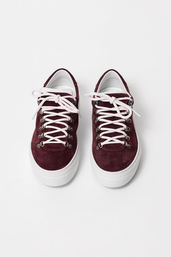 Diemme Marostica Low Platform Dark Cherry Suede