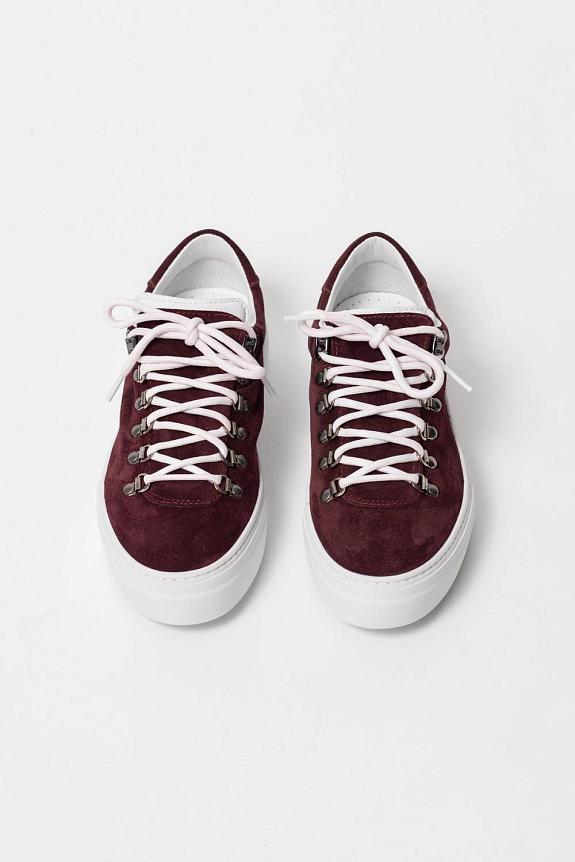 Diemme Marostica Low Platform Dark Cherry Suede-3