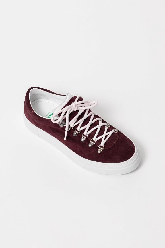 Diemme Marostica Low Platform Dark Cherry Suede