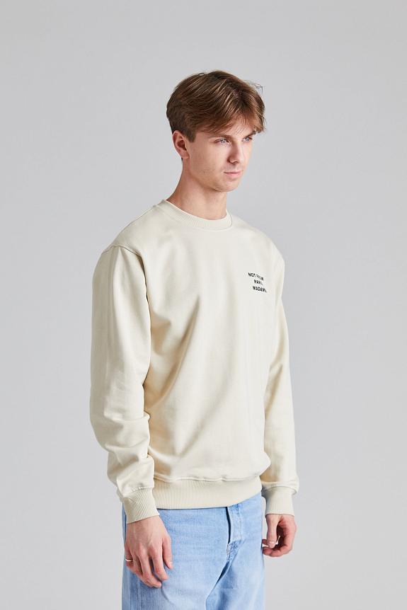 Drôle de Monsieur Le Sweatshirt Slogan Mastic-1