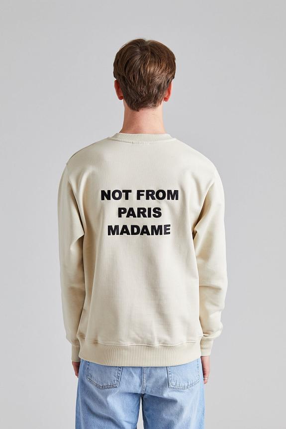 Drôle de Monsieur Le Sweatshirt Slogan Mastic-2