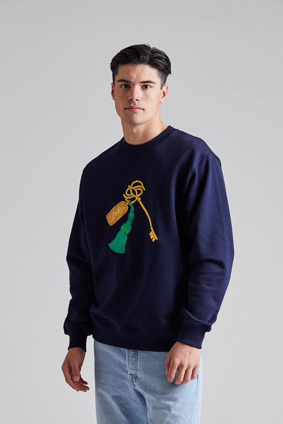 Drôle de Monsieur Le Sweatshirt Clef Navy-1
