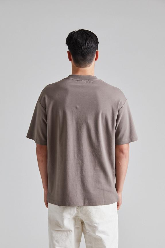 Drôle de Monsieur Le Tshirt Grand Hôtel Taupe-2