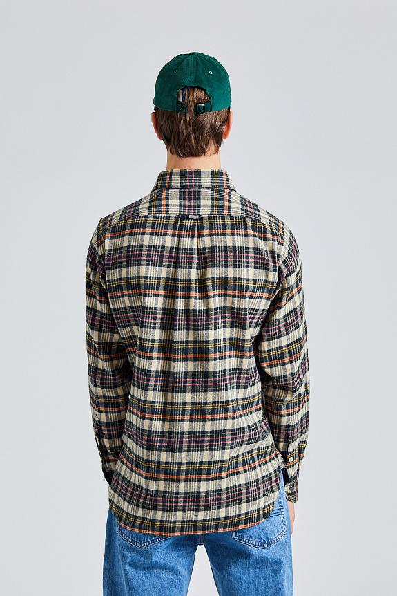 Brushed Madras Check Work Shirt-2