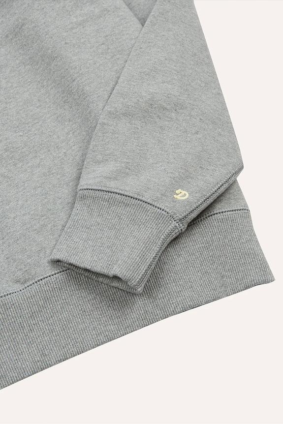 Drakes Brushed Raglan Sweatshirt Grey-7