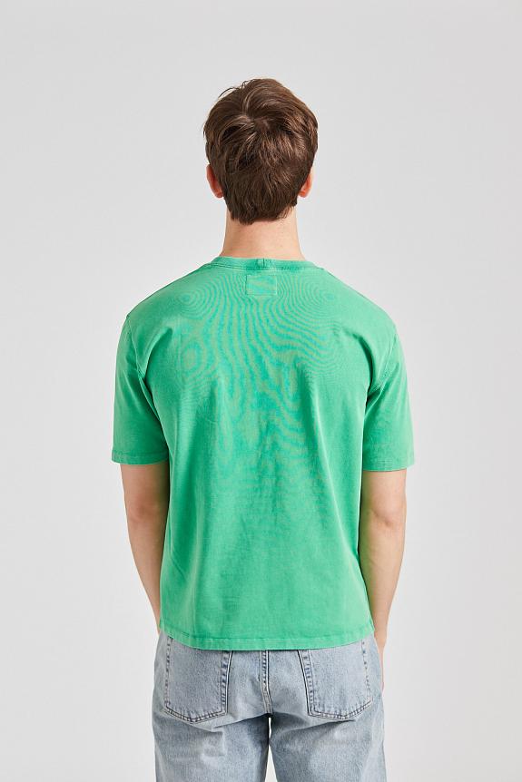 Drakes Washed SS Hiking Tee Green-3