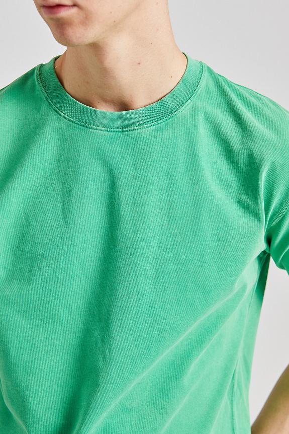 Drakes Washed SS Hiking Tee Green-1