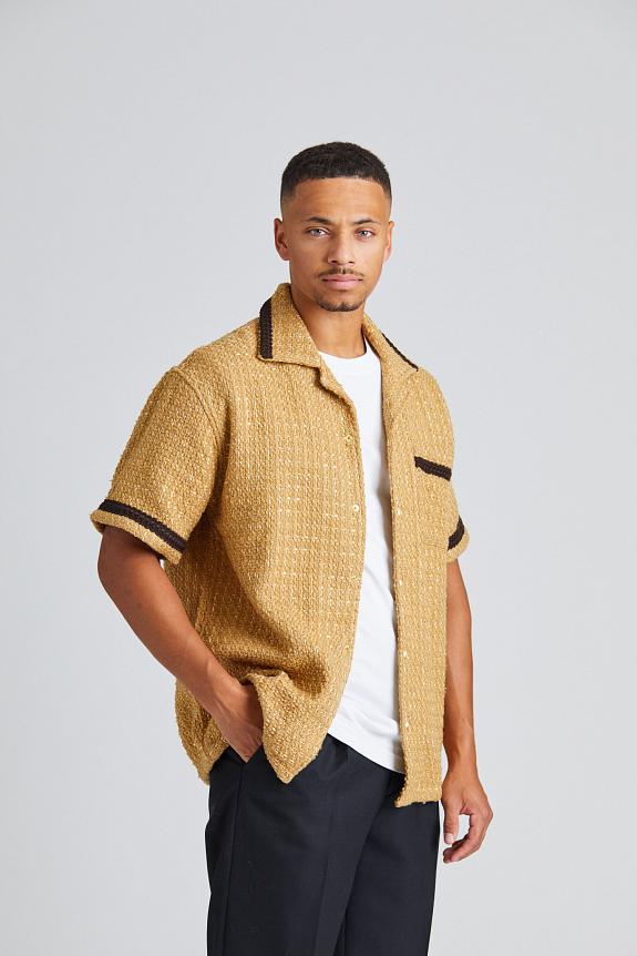 Drôle de Monsieur La Chemise Tweed Beige-1