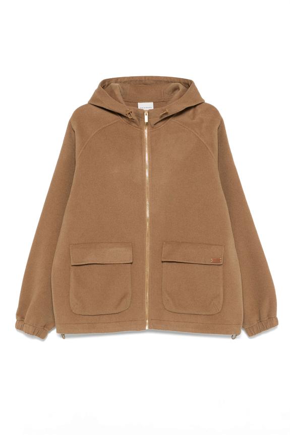 Drôle de Monsieur La Veste à Capuche Laine Camel-8